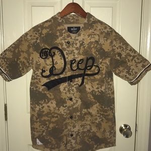 Camo 10 deep baseball jersey